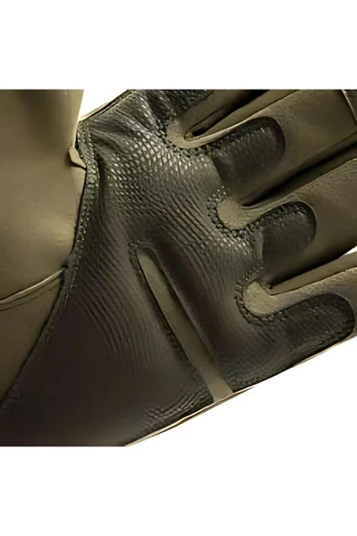 Single Sword Rüzgar Soğuk Geçirmez Suya Dayanıklı Dokunmatik Eldiven- Taktik ve Motosiklet Eldiveni Bej - 8