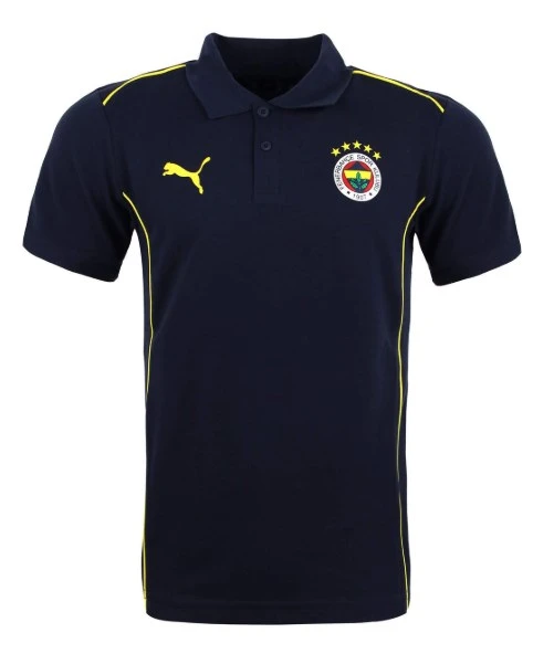 Fenerbahçe Orijinal Lisanslı 2024/25 A Takım Polo Yaka Gri T-Shirt