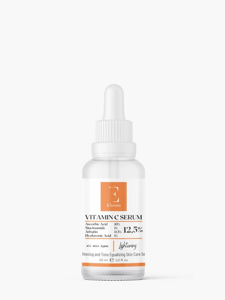 E'lovers C Vitaminli Aydınlatıcı, Ton Eşitleyici,Nemlendirici Serum, 30 ml, Tüm Ciltler - Resim 4