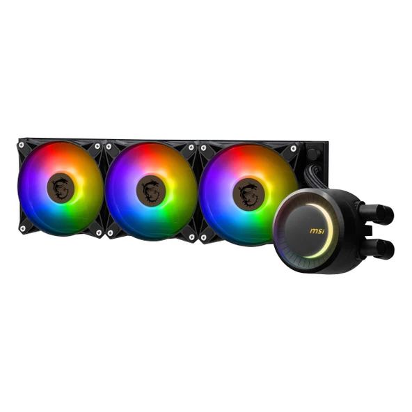 MSI MAG CoreLiquid E360 ARGB 360mm AM5/1700P Siyah İşlemci Sıvı Soğutucu - Resim 3