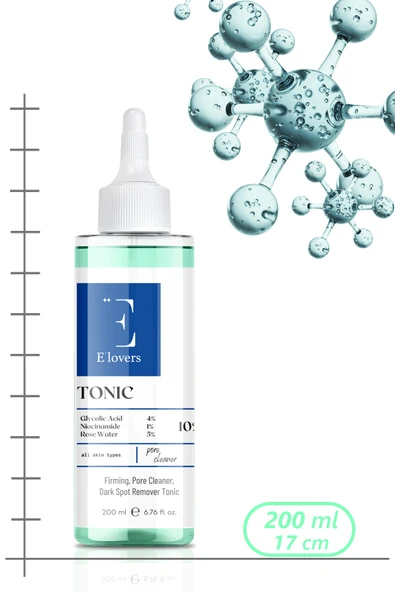 E'lovers Siyah Nokta Karşıtı Gözenek Sıkılaştırıcı Tonik, 200 ml, Karma ve Yağlı Ciltler - Resim 4