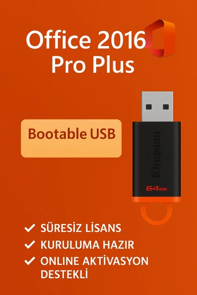Office Tüm Programlar | Pro Plus Serisi + 64 GB Bootable USB – Tek Pakette Tüm Çözümler - 5