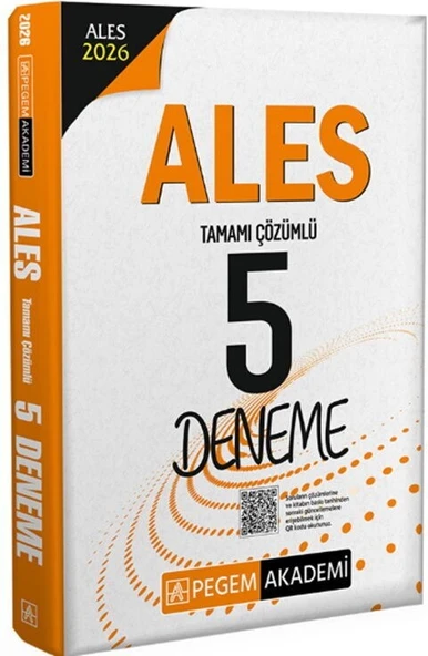 2026 ALES Tamamı Çözümlü 5 Deneme Pegem Yayınları - 1