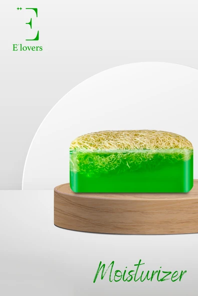 E'lovers Aloe Vera Özlü, Nemlendirici, Sebum Dengeleyici, Kabak Lifli Sabun, 125 gr, %100 Doğal, Tüm Ciltler - Resim 5