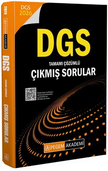 2026 DGS Çıkmış Sorular Tamamı Çözümlü Pegem Yayınları