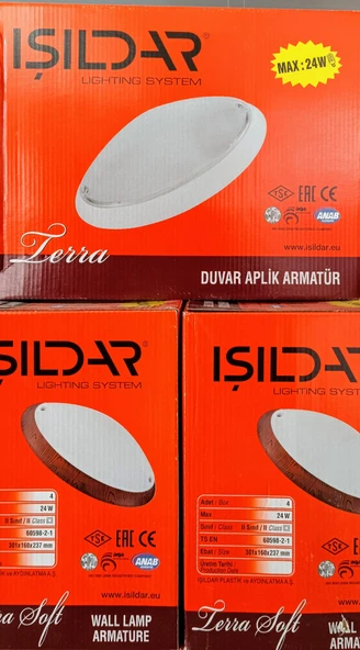 IŞILDAR Terra Soft Duvar Aplik Armatür 4 Adet - 3