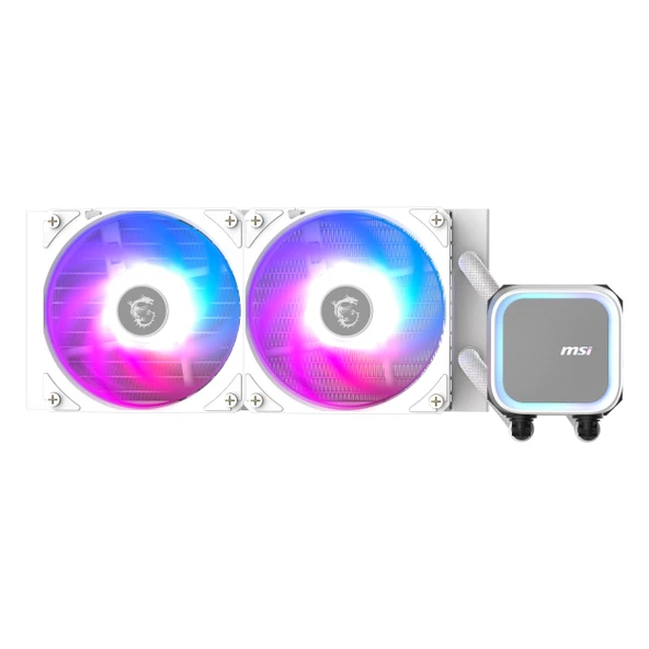 MSI MAG CoreLiquid A13 240 ARGB 240mm AM5/1851P Beyaz İşlemci Sıvı Soğutucu ürün görseli 1