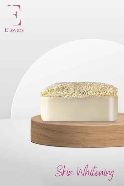 E'lovers Pirinç Özlü Leke Karşıtı Kabak Lifli Sabun,125 gr, %100 Doğal, Tüm Ciltler - Resim 5