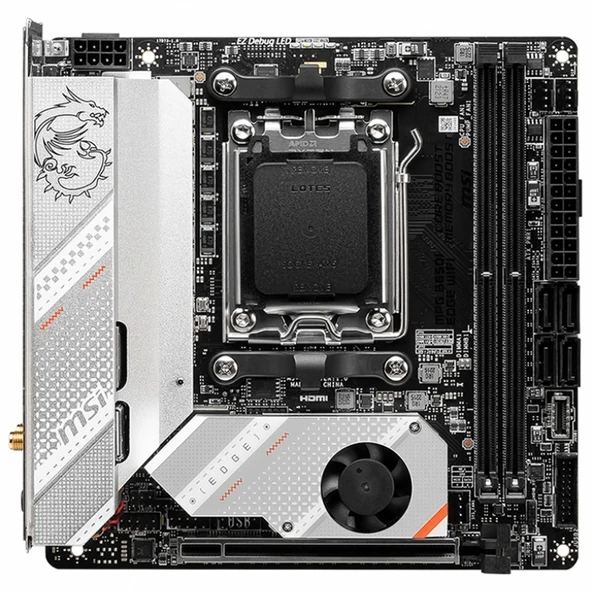 MSI MPG B650I EDGE WIFI AM5 DDR5 6600(OC)MHz Mini-ITX Gaming Anakart - 2