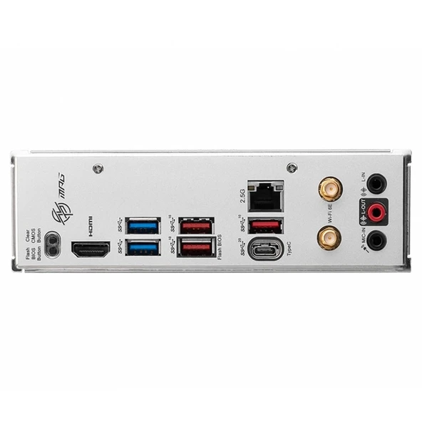 MSI MPG B650I EDGE WIFI AM5 DDR5 6600(OC)MHz Mini-ITX Gaming Anakart - 6