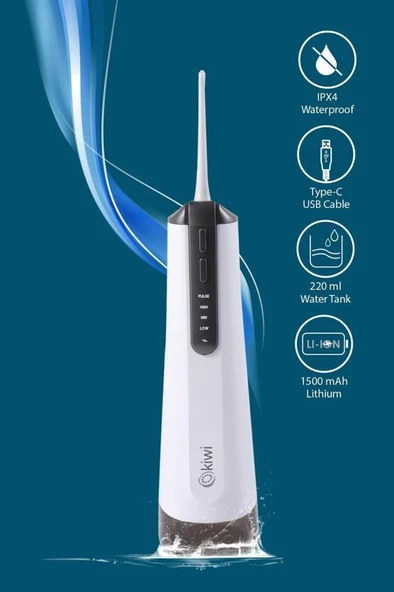 Kiwi KTB-6051 Portatif Taşınılabilir Şarjlı Ağız Bakım - Resim 2