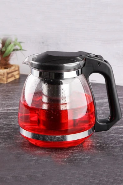 Tohana Süzgeçli Cam Demlik 1500 Ml ürün görseli