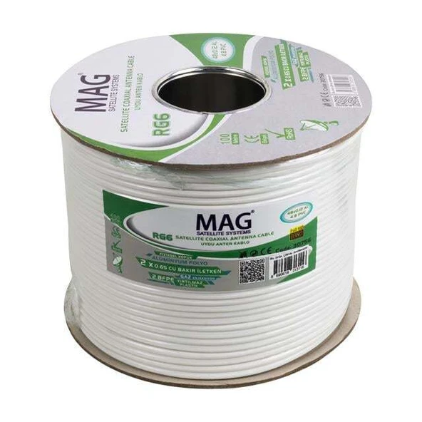 Mag RG59 Fa Mini Dual Bitişik Kablo 100 Metre - 3