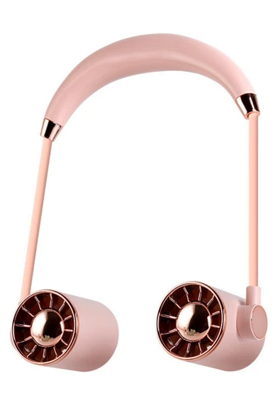 Taşınabilir Usb Şarjlı 3 Kademeli Ergonomik Boyun Fanı Vantilatör Soğutucu ZB135 - 5