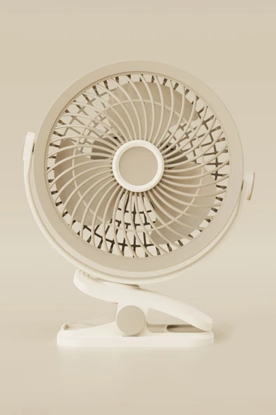 3 Kademe Usb Şarjlı Mandallı 360° Taşınabilir Fan Vantilatör Soğutucu YS2545 - 6
