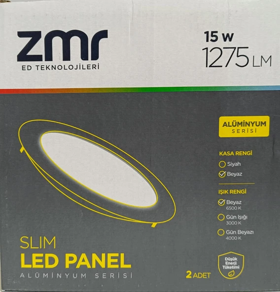 ZMR 15w SLİM 2 Lİ LED PANEL ARMATÜR - 3
