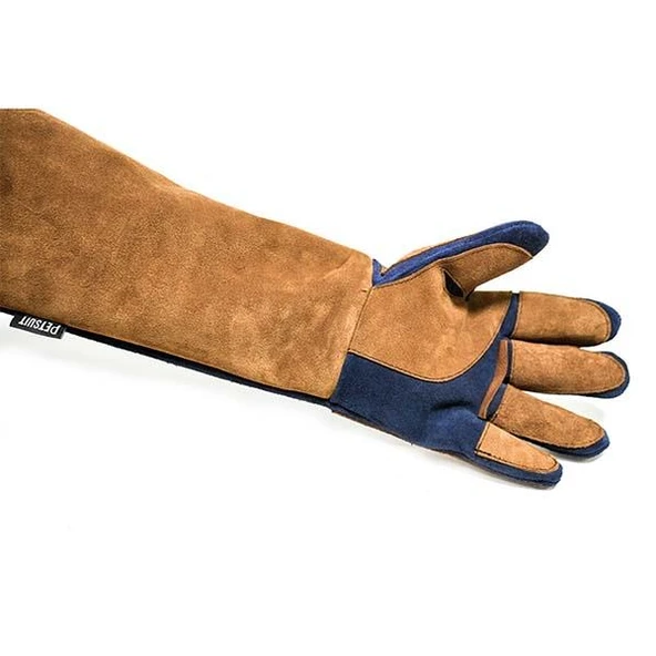 Petsuit Koruyucu Eldiven Lacivet/Taba 50cm - 3