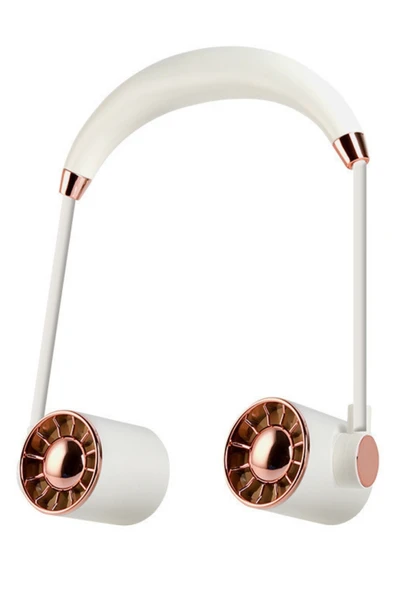 Taşınabilir Usb Şarjlı 3 Kademeli Ergonomik Boyun Fanı Vantilatör Soğutucu ZB135 - 1