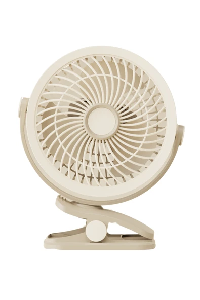 3 Kademe Usb Şarjlı Mandallı 360° Taşınabilir Fan Vantilatör Soğutucu YS2545 - 1