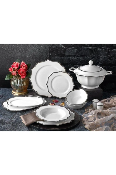 ARYILDIZ Royal Queen 60 Parça Yemek Takımı 40016 - 2