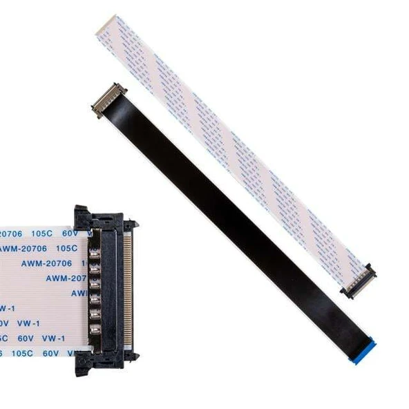 Weko PFC Kablo 4K 51 Pinli 35cm Soketsiz Taraf 29mm (Tek Tarafı Soketli) ürün görseli 1