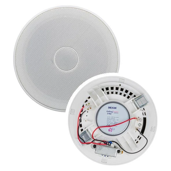 Dexun D-162 16CM 100V Max 50W Hat Trafolu Alçıpan Hoparlör (Tweeterli) ürün görseli