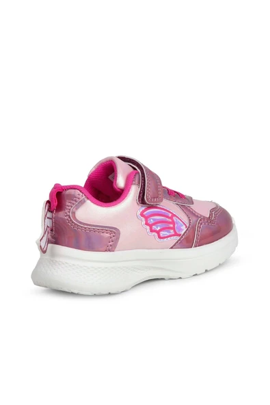 Buckhead 3041 Kız Çocuk Renkli Işıklı Cırtlı Spor Ayakkabı - 3