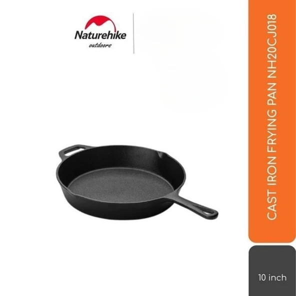Demir Döküm Tava - Naturehike Ultra Light - 10 Inch - Resim 3