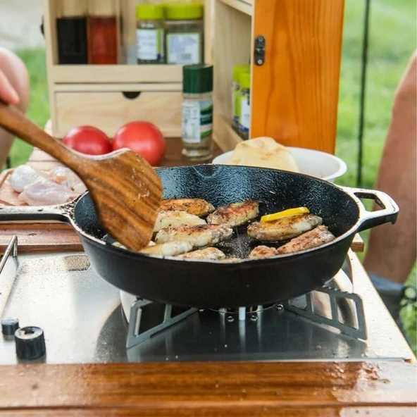 Demir Döküm Tava - Naturehike Ultra Light - 10 Inch - Resim 5