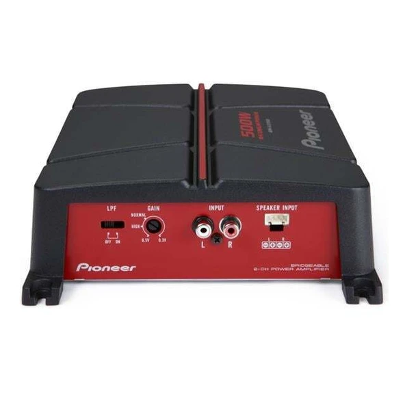 Pioneer GM-A3702 500 Watt Köprülü 2 Kanallı Amfi - Resim 3