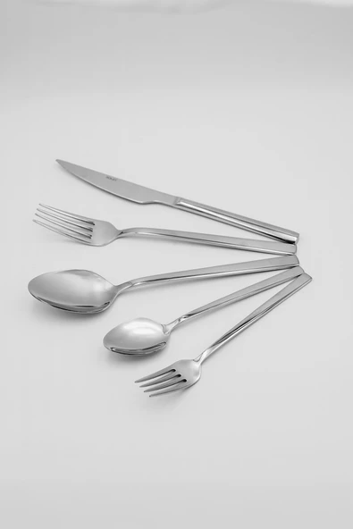 Soley | ARMA | 6 kişilik 30 Parça Çatal Kaşık Bıçak Takımı - 2