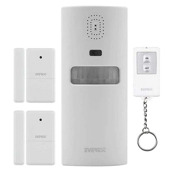 Everest EG-9830 PIR Kızılötesi Hareket Sensörlü Güvenlik Alarmı Uzaktan Kumandalı ürün görseli