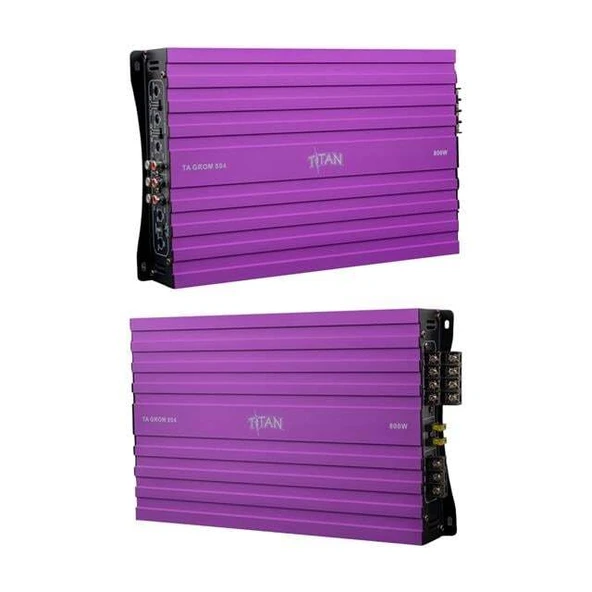 Magicvoice Titan-804 4 Kanallı Max 1600 Watt Oto Amfi-Anfi - Resim 2