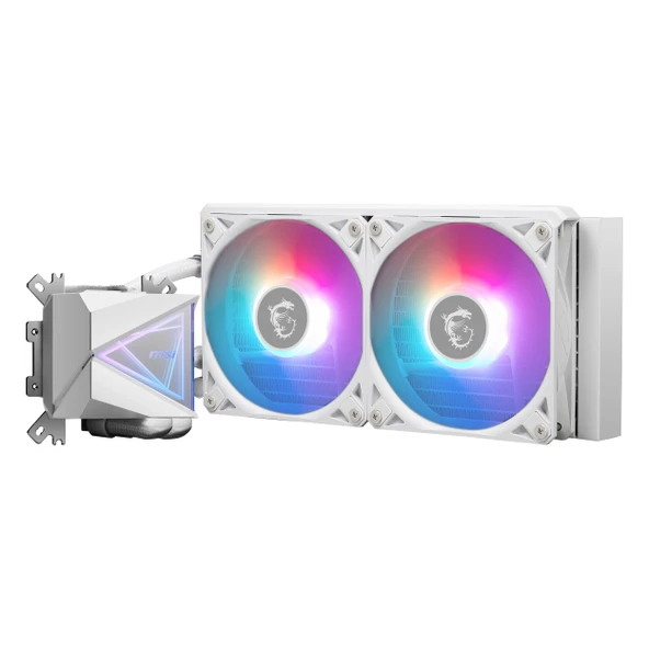 MSI MAG CoreLiquid I240 ARGB 240mm AM5/1851P Beyaz İşlemci Sıvı Soğutucu - Resim 3