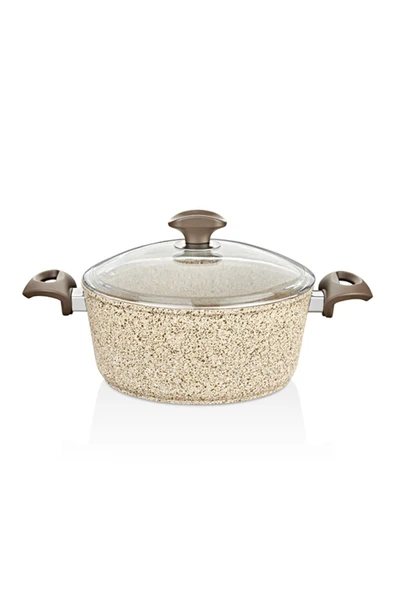 FALEZ Creamy 32 Cm Granit Derin Tencere - 2