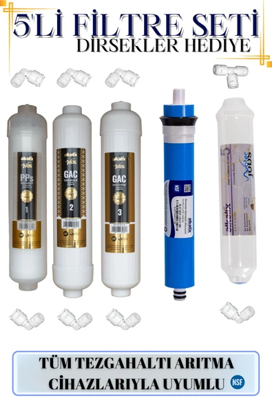 water jobs BEŞLİ FİLTRE SETİ - 1