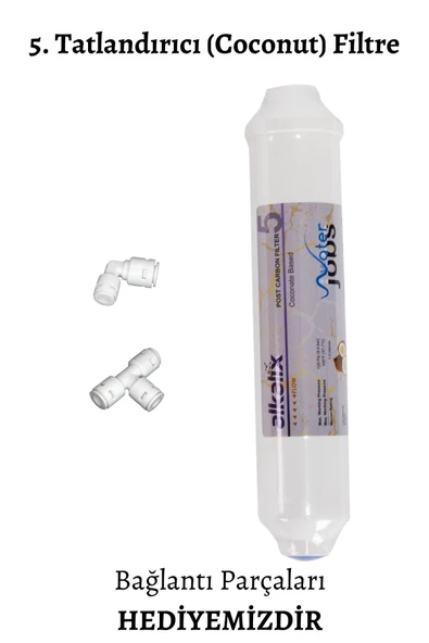 water jobs Açık Kasa Su Arıtma Cihazı Beşli Filtre Seti / Nsf Sertifikalı - Resim 6