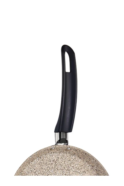 FALEZ Creamy Granit 24 Cm Krep Tavası - 4