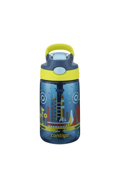 Contigo Gizmo Flip Uzay Tek El Bas Iç Emzikli Çocuk Su Matarası 420ml - 1