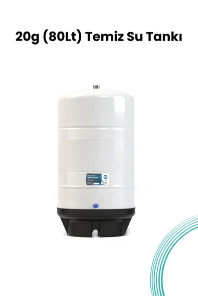 water jobs 80 Lt (20galon) Direk Akış Su Arıtma Cihazı Temiz Su Tankı - 1