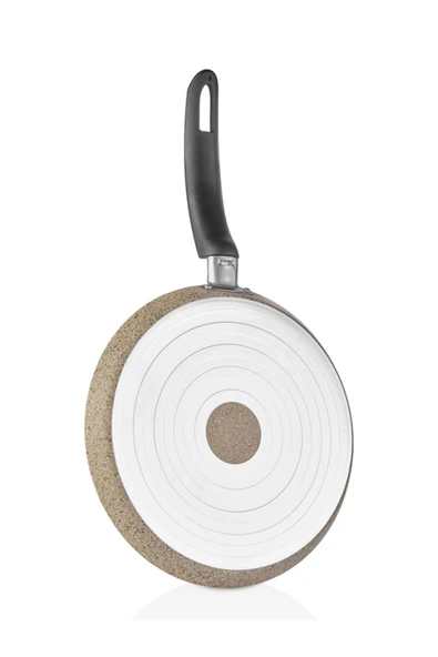 FALEZ Creamy Granit 24 Cm Krep Tavası - 5
