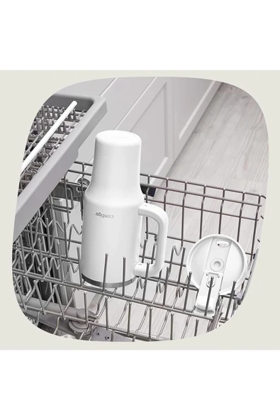 Contigo Kulplu Termos Bardak - Tumbler - Paslanmaz Çelik - Pipetli & Kapaklı – 29 Saat Soğuk - 4