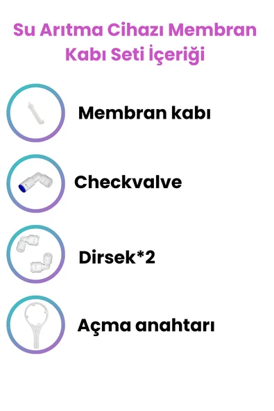 water jobs Su Arıtma Cihazı Membran Filtre Kabı (boş) / Bağlantı Ve Açma Aparatları - 2