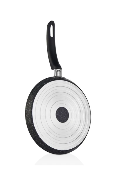 FALEZ Black Line Krep Tava 24cm Siyah - 4