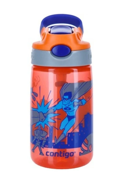 Contigo Gizmo Flip Süper Kahraman Su Matarası 420 Ml - 1