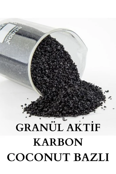 water jobs 1000 İodine Hindistan Cevizi Kabuğu (Coconut) Bazlı Aktif Karbon 500 Gr - 1