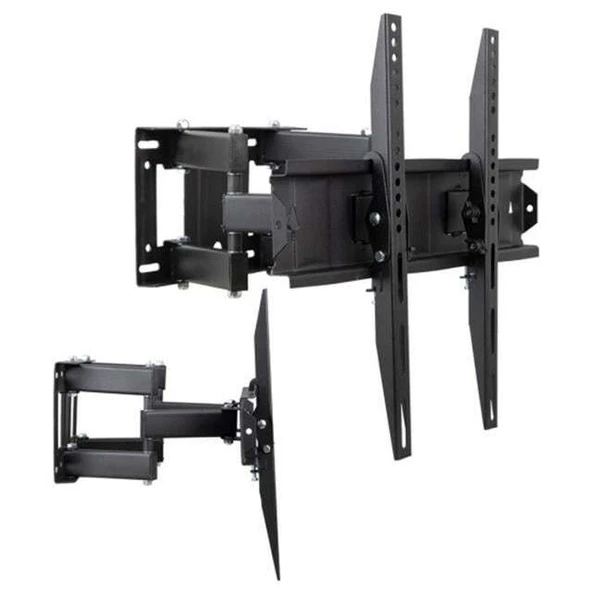 Vontech VT-852 HC Pro 55-85'' Çift Kollu Kilitli Hareketli Televizyon Duvar Askı Aparatı ürün görseli 1