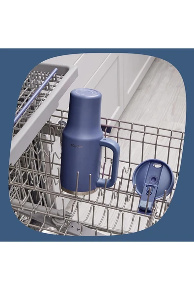 Contigo Kulplu Termos Bardak - Tumbler - Paslanmaz Çelik - Pipetli & Kapaklı – 29 Saat Soğuk - 7