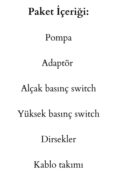 water jobs Kapalı Kasa Su Arıtma Cihazı Pompa Takımı - Resim 6