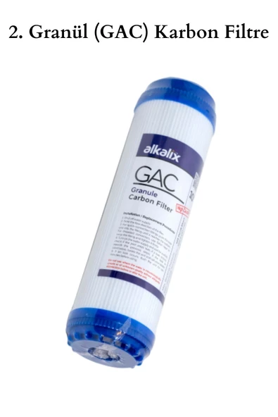 water jobs Açık Kasa Su Arıtma Cihazı Beşli Filtre Seti / Nsf Sertifikalı - Resim 4